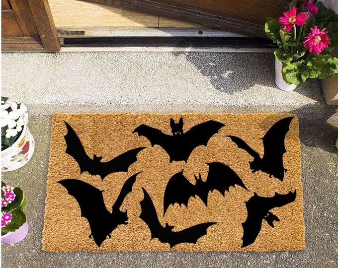 Freaking Bats Doormat, Pokemon Doormat, Funny Doormat, Personalized Gift, Custom Door Mat For Front Door