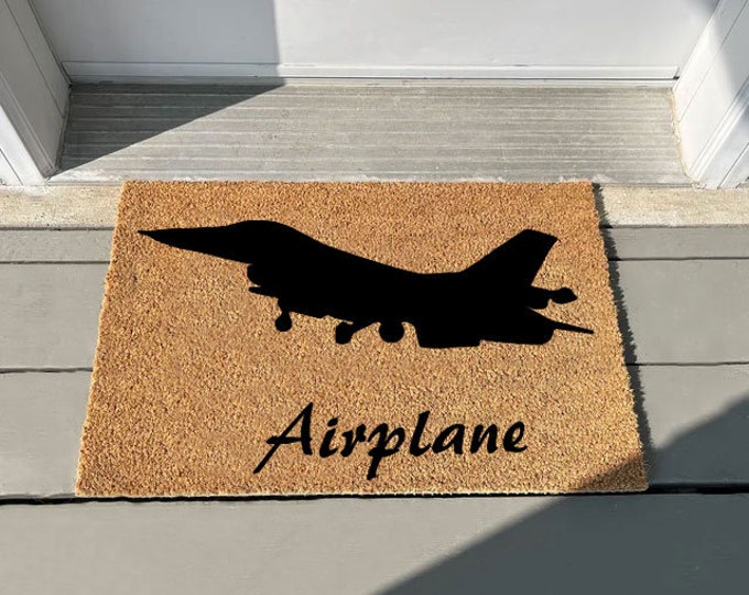 Airplane Doormat, Funny Doormat Gift, The Office Fan, Movie House Gift, New House Doormat