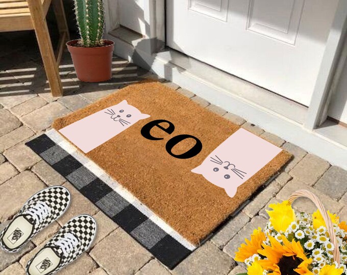 Meom Doormat, Funny Doormat, Welcome Doormat, Cute Doormat, Housewarming Gift Doormat