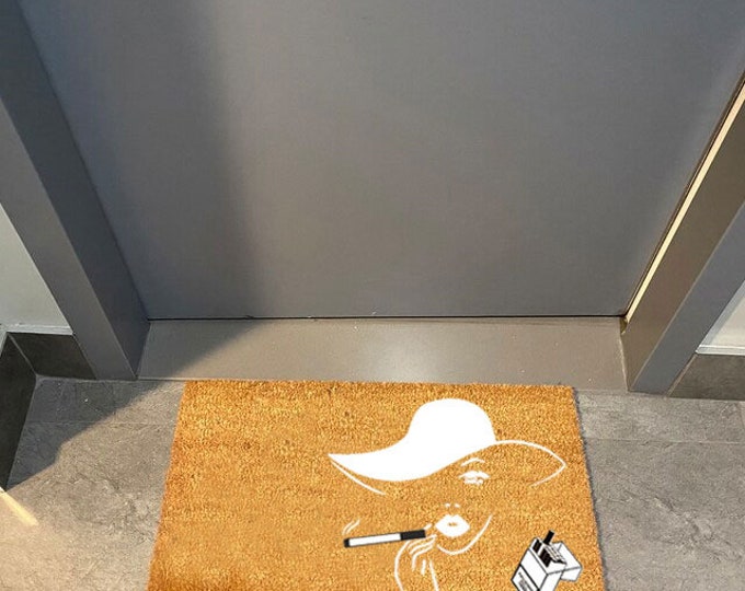 Personalized Doormat, Housewarming Gift,  Personalized Custom Doormat, Personalized Gift, Painted Doormat For Housewarming Gift