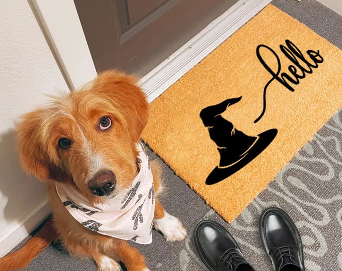 Hello Doormat, Welcome Door Mat, Funny Doormat, Welcome Mat, Unique Birthday Present, Housewarming, Funny Gift