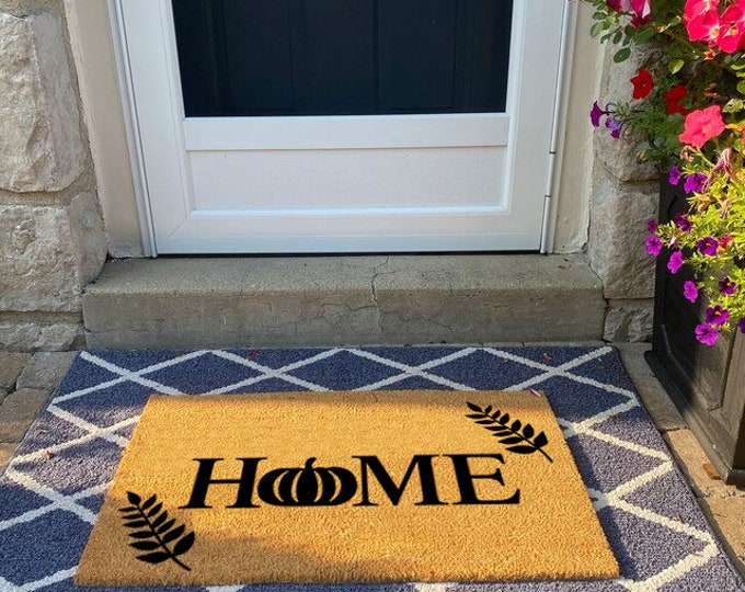 Home Doormat, Custom Doormat, Cute Doormat, Coir Mat, Housewarming Gift Doormat, Outdoor Doormat, Custom Coir Door Mat