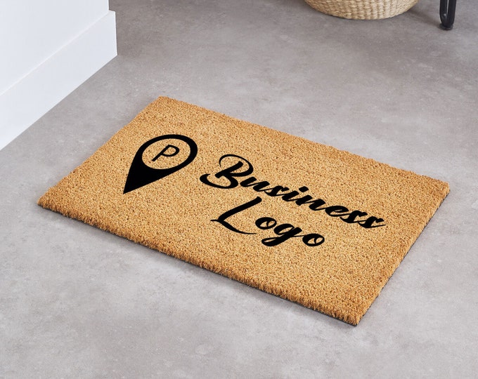 Custom Business  Logo Doormat, You Look So Pretty! Doormat , Door Mat, Spring Door Mat, Summer Door Mat
