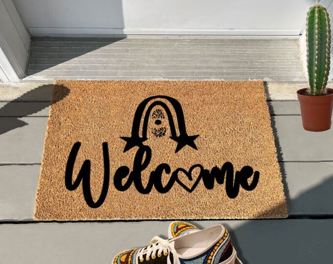 Welcome Doormat, Customized Doormat, Outdoor Welcome Mat, Personalized Doormat, Unique Doormat