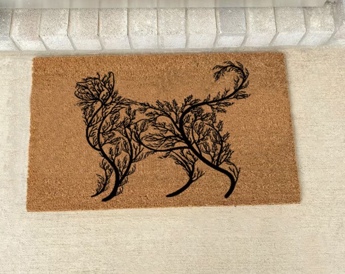 Art Doormat, Cute Doormat, Closing Gift, Funny Doormat. Custom Coir Door Mat For Front Door, Housewarming Gift Doormat