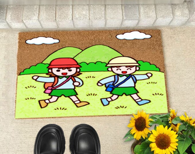 Good Friends Go Home Together Doormat, Grandparent Gift, Custom Door Mat For Front Door, Personalized Doormat, Welcome Doormat
