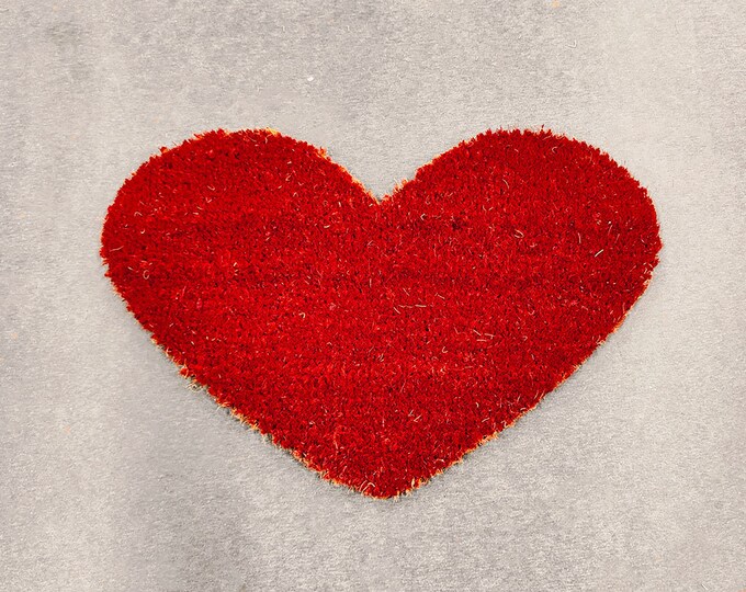Love -Shaped Doormat, Welcome Doormat, Custom Door Mat For Front Door, Personalized Custom Doormat, Personalized Gift