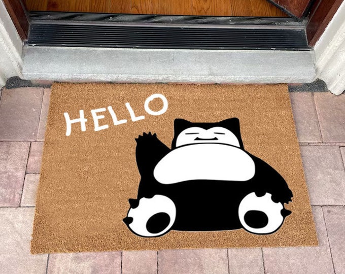 Hello Doormat, Cute Doormat, Welcome Door Mat, Personality Doormat, Custom Doormat