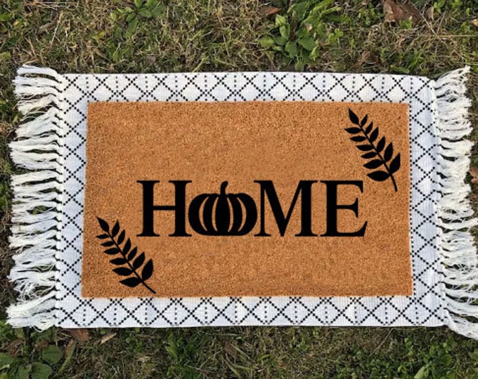 Home Doormat, Custom Doormat, Cute Doormat, Coir Mat, Housewarming Gift Doormat, Outdoor Doormat, Custom Coir Door Mat