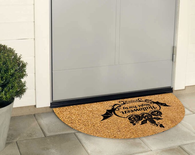 Halloween Night Party Doormat, Personality Door Mat, Door mat, Welcome Doormat, Home Welcome Mat
