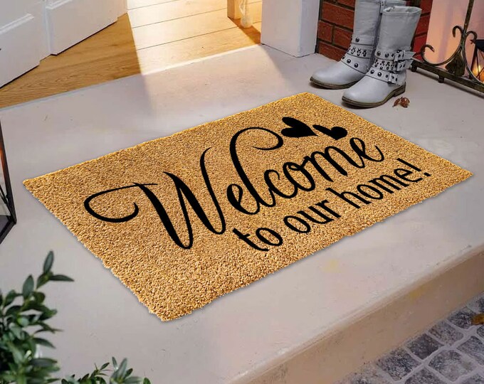 Welcome Bitches Doormat, Funny Welcome Mat, Funny Doormat, Custom Door Mat, Personalized Doormat, Front Door Decor, Custom Doormat