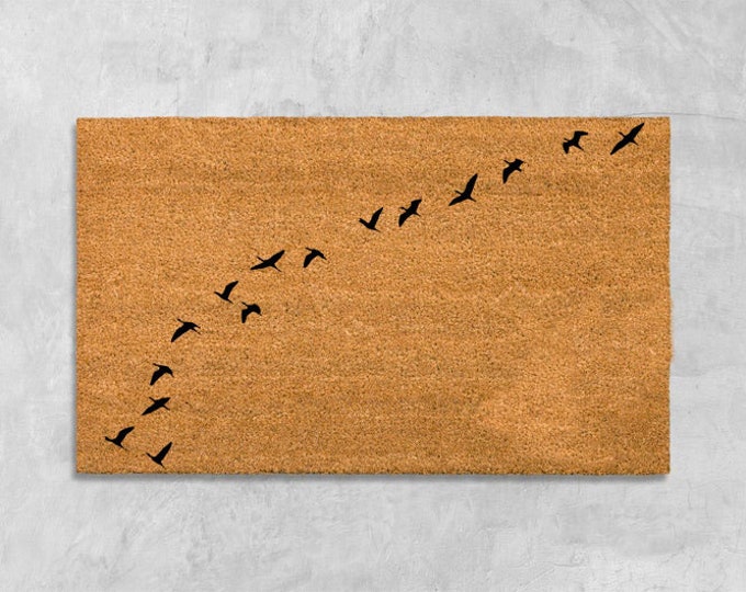 Flying Bird Mat, Front Door Mat, Inside Door Mat, Audacity Definition, Closing Gift, Rude Patio Decor