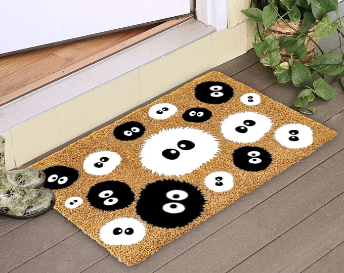 Puffer Ball Doormat,Welcome Door Mat, Funny Doormat, Welcome Mat, Unique Birthday Present, Housewarming, Funny Gift