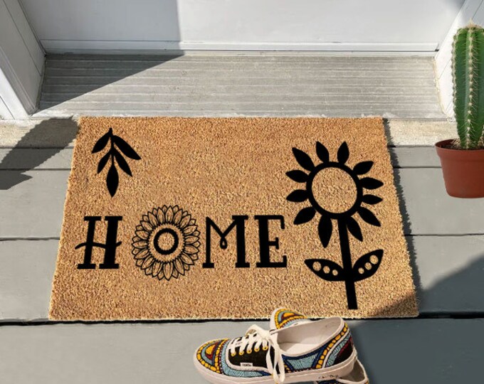 Home Doormat, Cute Doormat, Housewarming Gift Doormat, Funny Doormat, Tree Of Life, Welcome Doormat