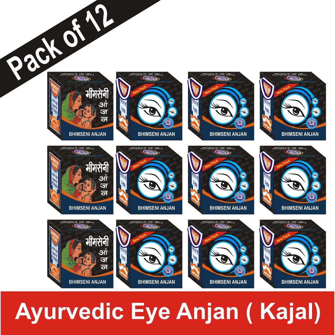Ayurvedic Eye Kajal Anjan Hndmade 100 Natural Wax Free Etsy