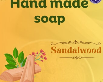 Handmade Bath soap bars Sandalwood glycerin gel bar 500g.pack