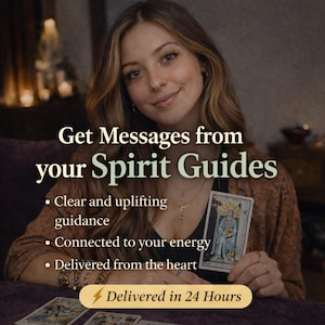 Messages From Your Spirit Guides  Personalized Tarot Reading | Divine Guidance & Clarity | Spiritual Insight | 24h Delivery
