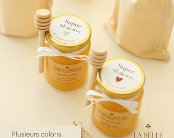 Personalized ATSEM Gift, Small Jar of Honey Thank You ATSEM, End-of-Year School Gift Idea, Handmade Thank You Gift for Super ATSEM Honey
