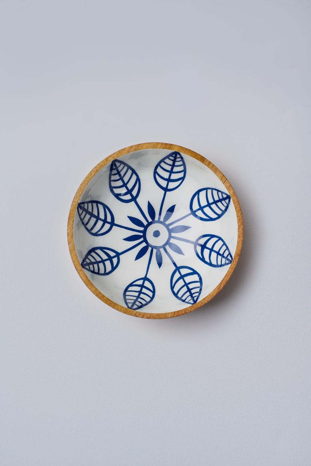 Bowl Handmade Kruunu Kukkia Wooden Fruit Bowl Rustic Natural