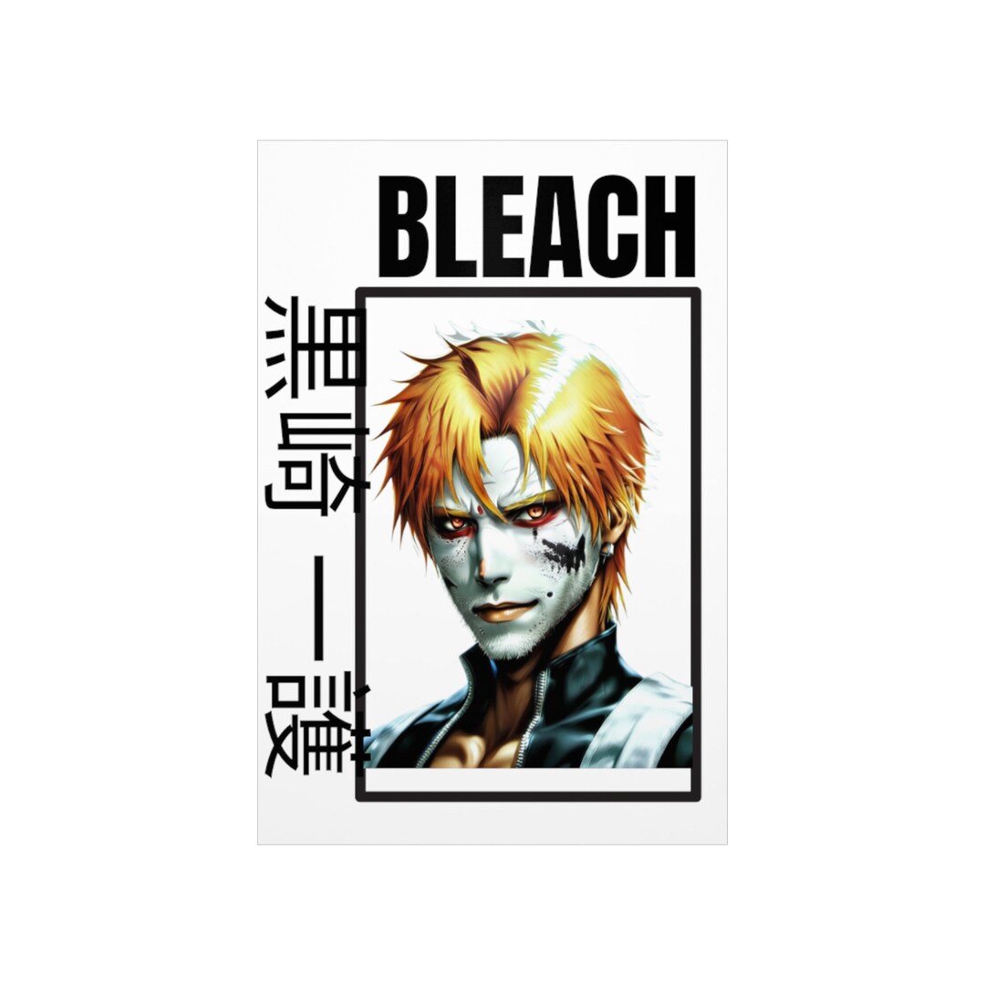 Custom Anime Portrait Bleach Poster Bleach Fan Gift Anime Etsy