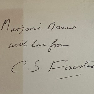 A collection of C.S. Forester novels, including an extremely rare Dutch copy of The Ship, signed by Forester.