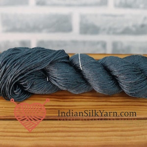 Pure Mulberry Matka Rustic Silk Yarn – 50g Skein, Sport Weight, 150m, Slubby & Natural Texture, Unique Raw Silk for Knitting | Crochet RM33