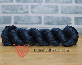 Reeled Silk Yarn – 50g Sport Weight | 150m per Skein| Mulberry Silk | Silk Yarn For crochet, Weaving, knitting, Embroidery, Kumihimo - 189