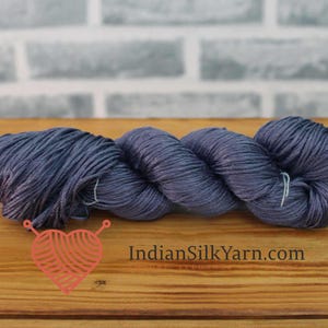 Pure Mulberry Matka Rustic Silk Yarn – 50g Skein, Sport Weight, 150m, Slubby & Natural Texture, Unique Raw Silk for Knitting | Crochet RM15