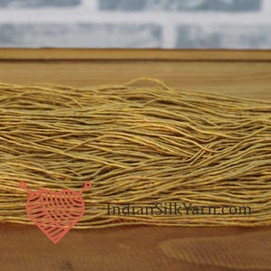 Pure Mulberry Matka Rustic Silk Yarn – 50g Skein, Sport Weight, 150m, Slubby & Natural Texture, Unique Raw Silk for Knitting | Crochet RM32