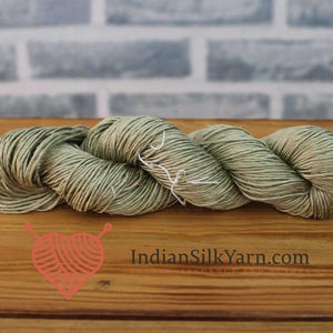 Pure Mulberry Matka Rustic Silk Yarn – 50g Skein, Sport Weight, 150m, Slubby & Natural Texture, Unique Raw Silk for Knitting | Crochet RM13