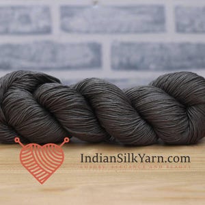 100% Mulberry Silk Yarn– Fingering Sock Weight | 50g Skein(250m) | Baby Weight Yarn for Knitting & Crochet| Soft Lightweight Shiny Yarn QS16