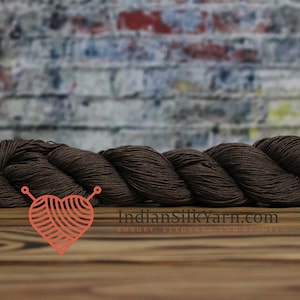 Fingering-Sock weight Silk Yarn 50g/1.75 oz in skeins 250m per Skein for Knitting Crochet Embroidery and other projects 003