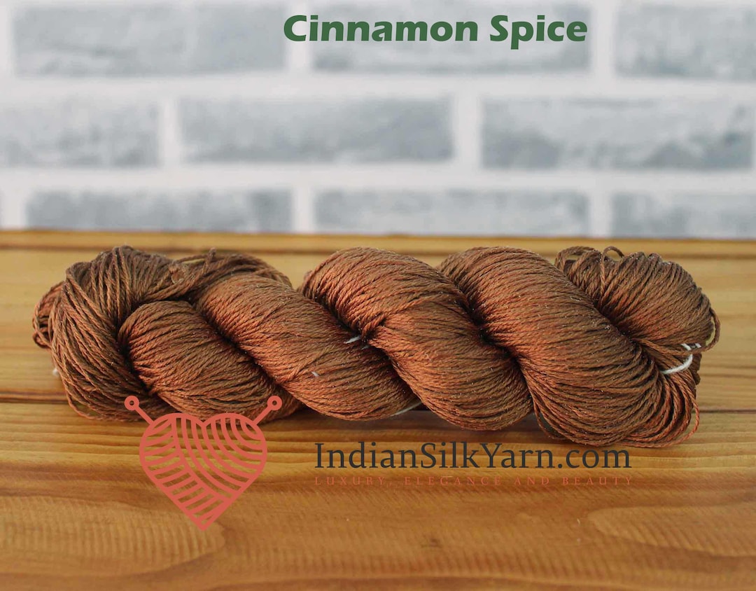 Pure Mulberry | 50g(300m) | Silk Slub Dupioni Yarn – Soft Filament ...