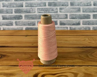 60/2 Pure Mulberry Silk Yarn  in Cone – 1500m (50g) | Fine Lace Weight Mulberry Silk | Weaving, Embroidery, Machine Knitting - Choose colour