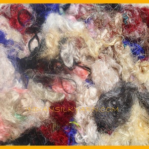 Sari Silk Loomends / Multicolour - 50GMS - item M04