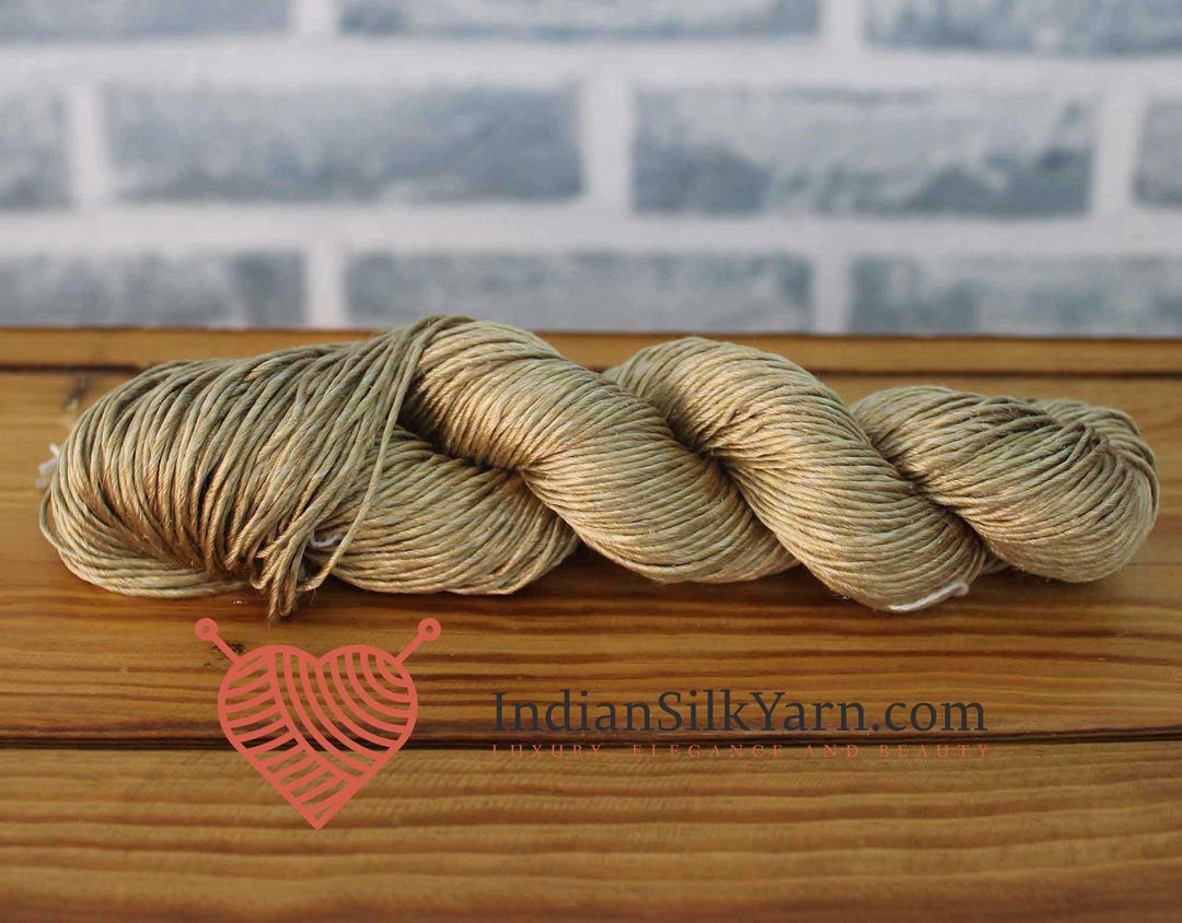 Matka Texture Pure Mulberry Matka Rustic Silk Yarn – 50g Skein, Sport Weight, 150m ...