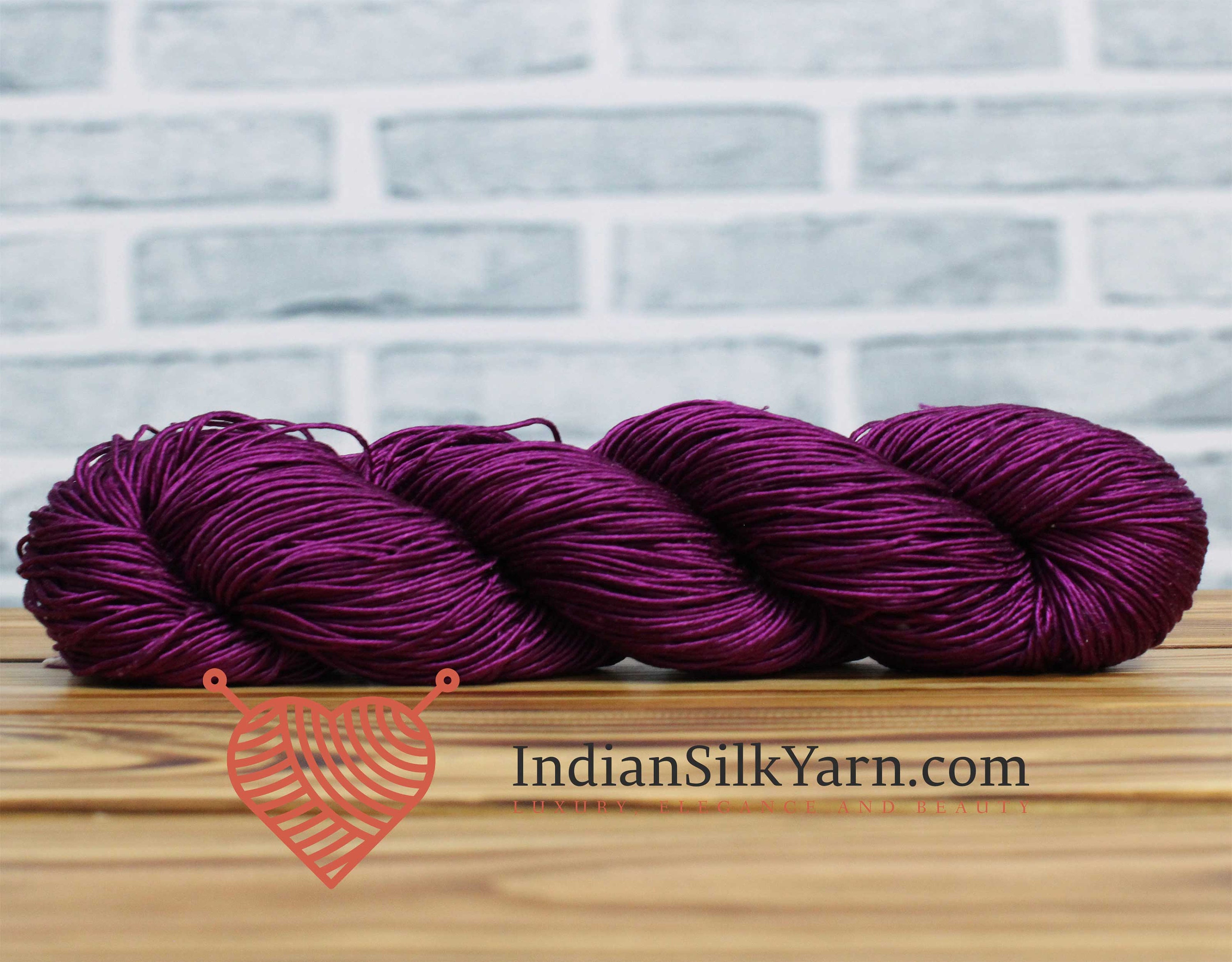 Reeled Silk Yarn Sports Weight 100g/3.5 Oz in Skeins 300m Etsy