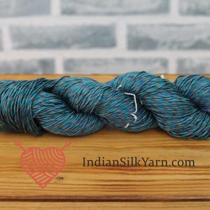 Pure Mulberry Matka Rustic Silk Yarn – 50g Skein, Sport Weight, 150m, Slubby & Natural Texture, Unique Raw Silk for Knitting | Crochet RM11
