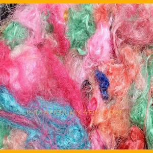 Sari Silk Loomends / Multicolour - 50GMS - item M03