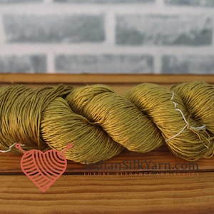 Pure Mulberry Matka Rustic Silk Yarn – 50g Skein, Sport Weight, 150m, Slubby & Natural Texture, Unique Raw Silk for Knitting | Crochet RM41