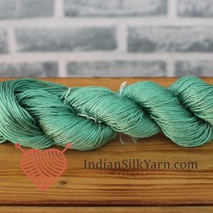 Pure Mulberry Matka Rustic Silk Yarn – 50g Skein, Sport Weight, 150m, Slubby & Natural Texture, Unique Raw Silk for Knitting | Crochet RM04