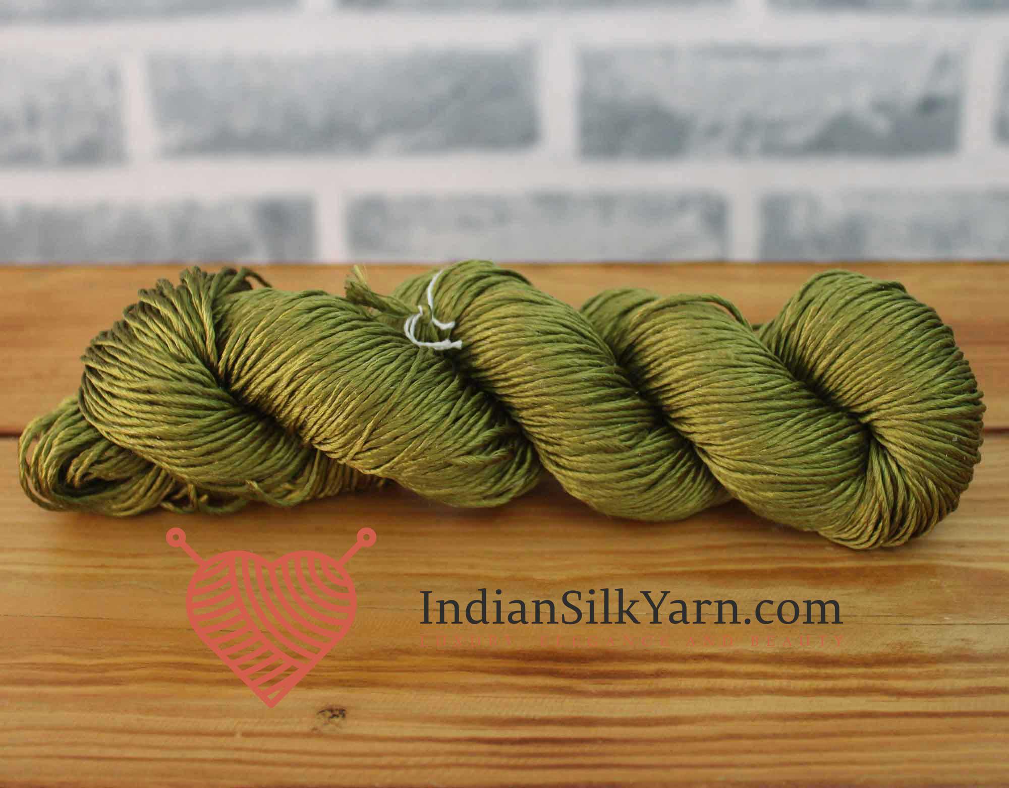 Matka Texture Pure Mulberry Matka Rustic Silk Yarn – 50g Skein, Sport Weight, 150m ...