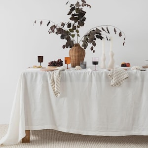 Vintage 100% Cotton Tablecloth Rectangle Washed Tablecloth For Kitchen,Dinning Custom Tablecloth