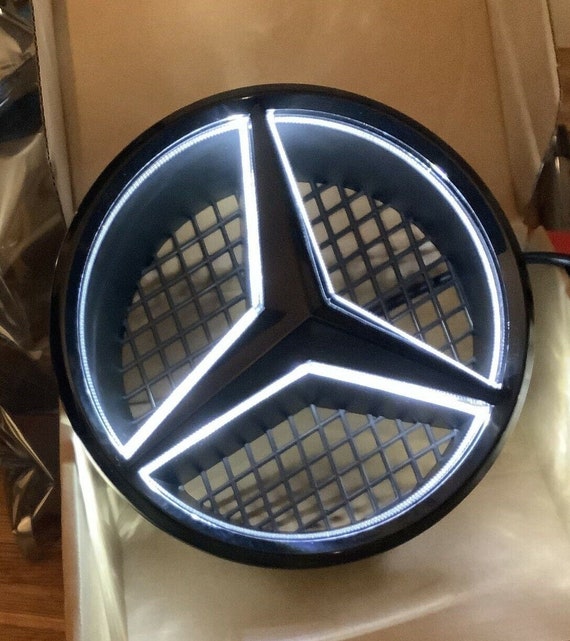 Mercedes Benz Front Grille LED Emblem Schwarz Glanz W204 W245 PN A2078880260 Etsy