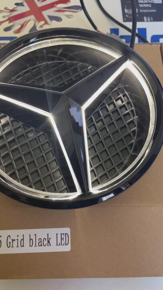 Mercedes-Benz LED Chrome Grille Star Emblem W204 W245 V260 X204 VITO 06