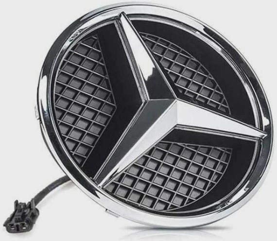 Mercedes-Benz W204 W245 V260 LED Chrome Grille Star Emblem OEM P/N: A2078170016