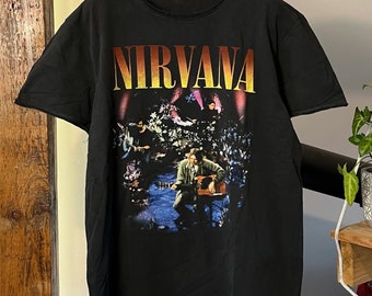 Nirvana - "Unplugged In New York" Shirt, Nirvana Live Album, Nirvana Album Shirt, Nirvana Band, Unisex Rock Band T-shirt