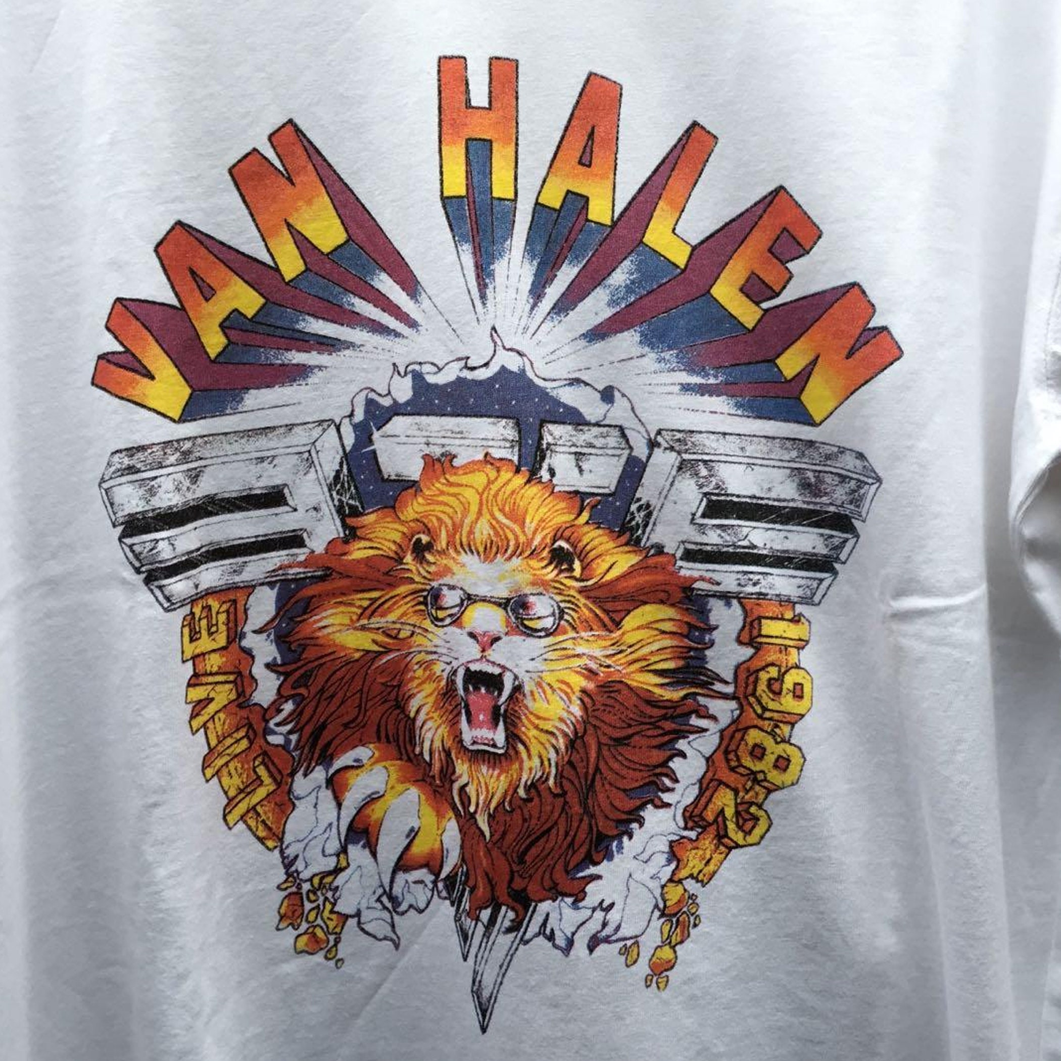 Van Halen live 1982 Tour Shirt, Van Halen Lion Logo Shirt, Van Halen ...