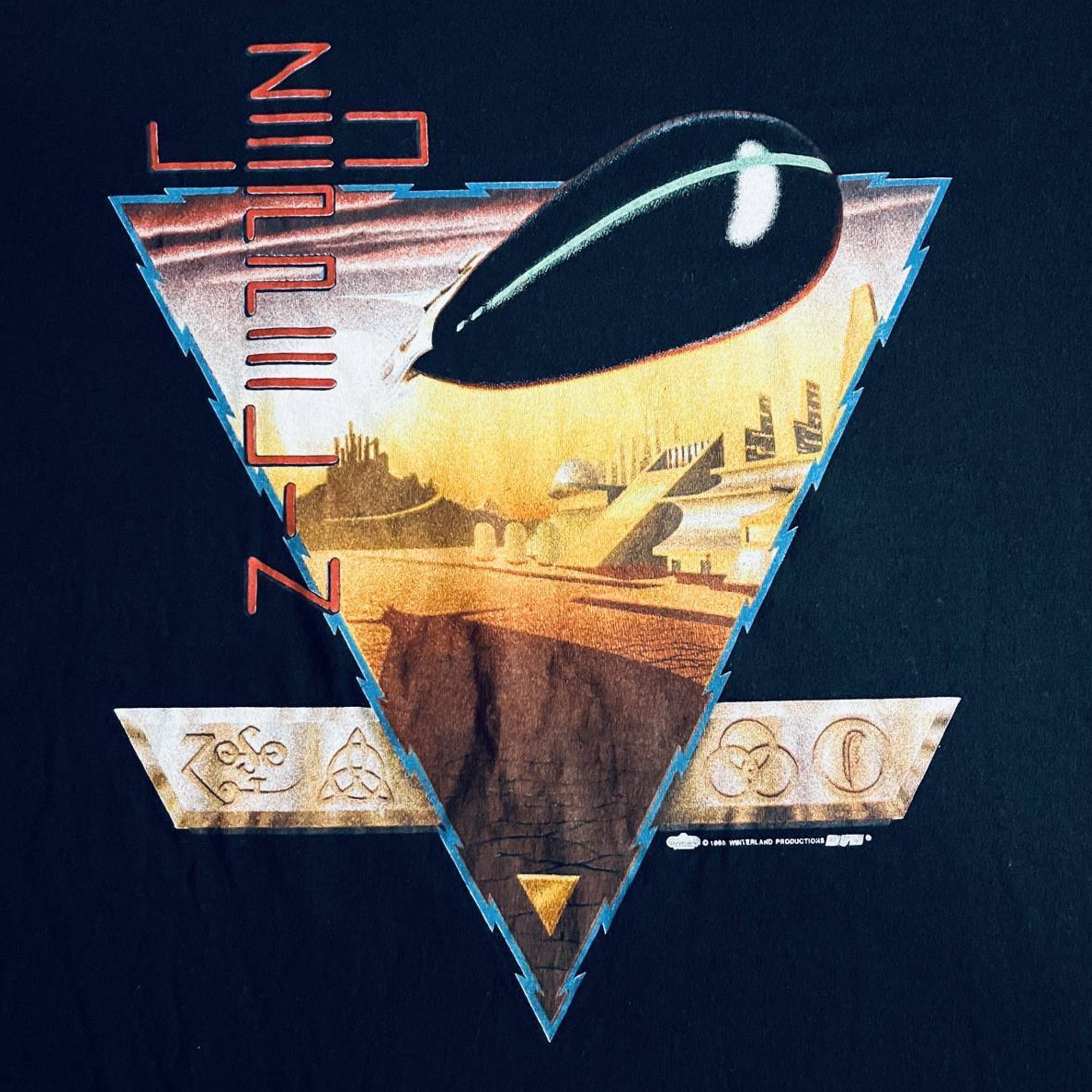 Led Zeppelin Crossword Logo Shirt Led Zeppelin Mothership Etsy