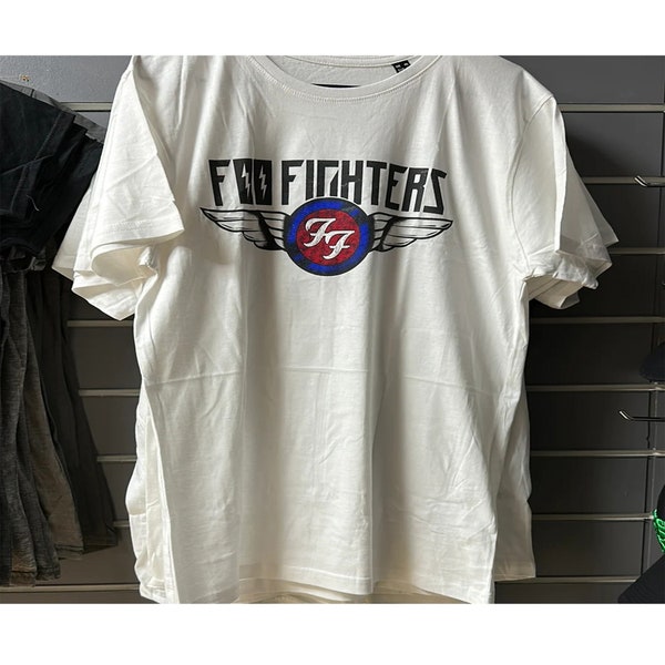 Foo Fighters - Camiseta Flash Wings, logotipo de Foo Fighter Flash Wing, camiseta de Foo Fighter, banda de rock Foo Fighter, camiseta de banda de rock